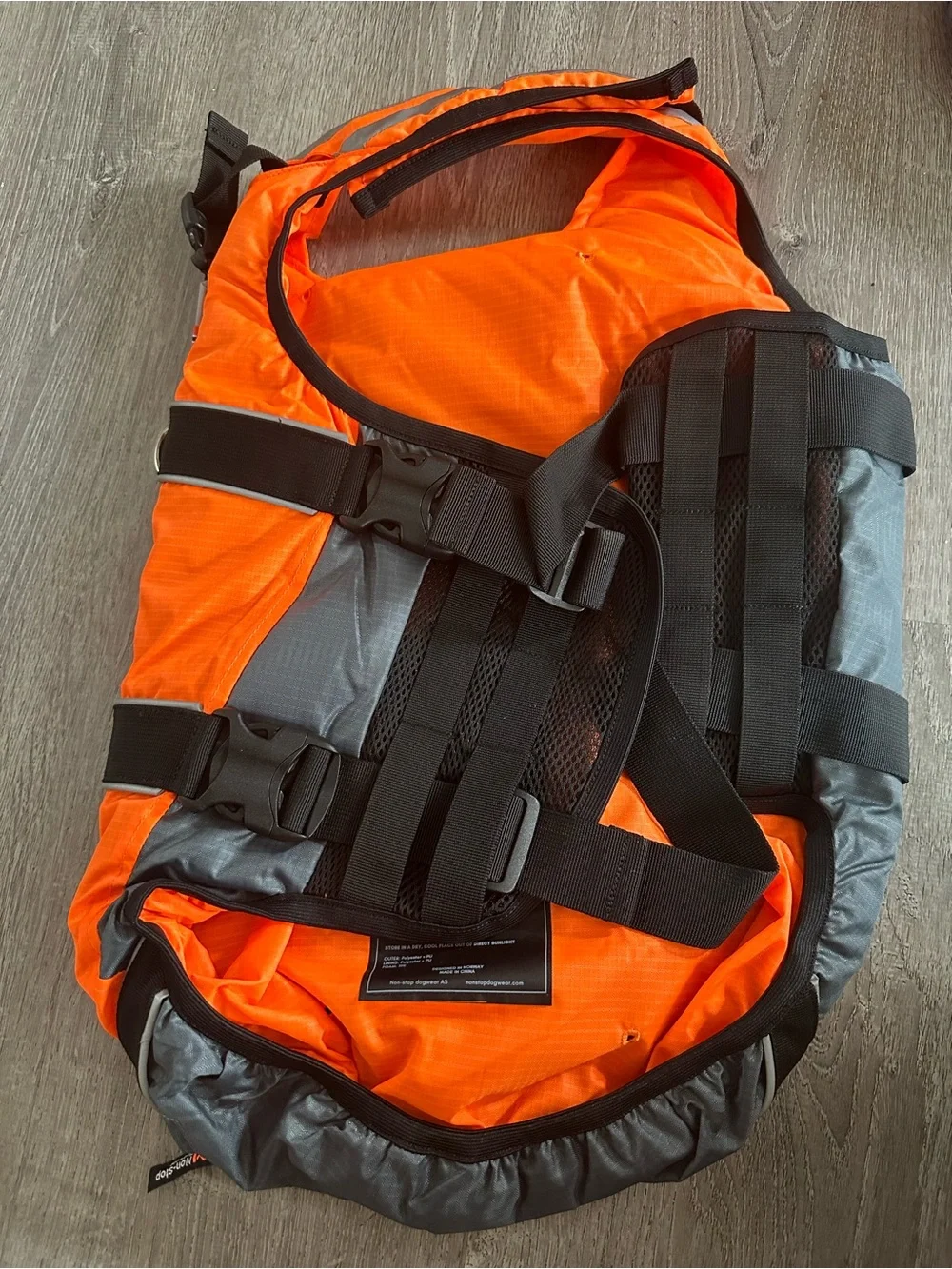 Orange Floatation Dog Life Jacket